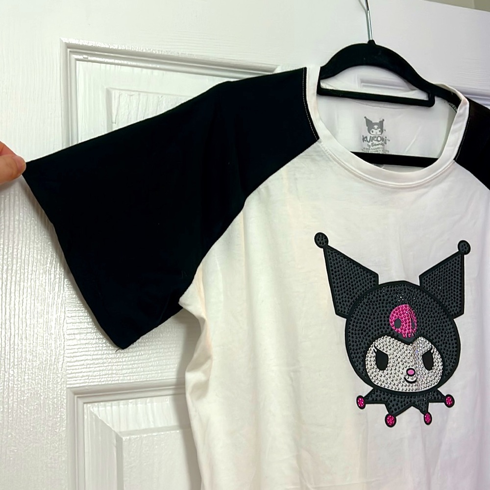 NWOT Woman's Kuromi plus size crop top - Picture 3 of 4